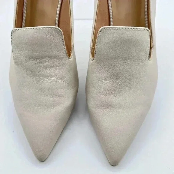 Franco Sarto Womens Cammera Wedges Pump Pointed Toe Leather upper 10 M - Picture 4 of 14